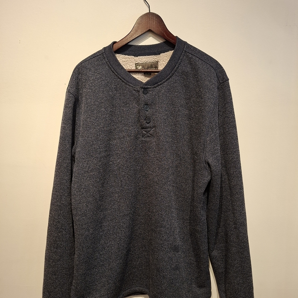 BC Clothing Mens Sweater XL , Dark Blue